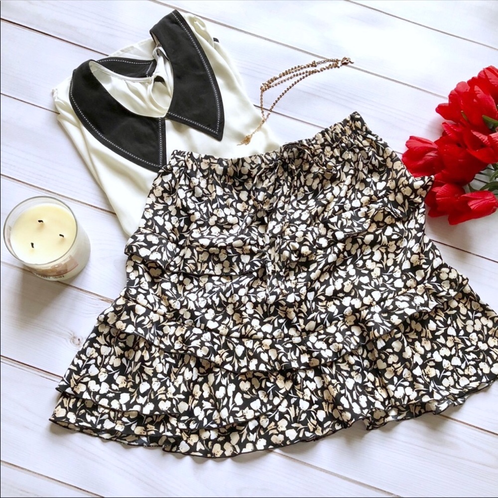 Tiered Ruffles Skirt
